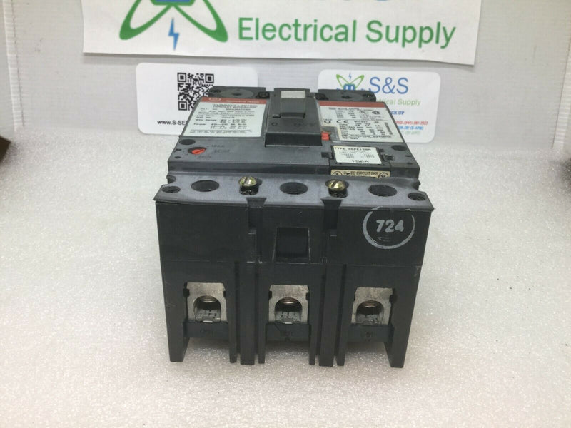 General Electric Sepa36at0150 Spectra Rms 150a 600v 3 Pole Red Label W/Srpe150a