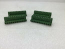 (4) 12 Position Terminal Block Plug, Female Sockets 0.200"