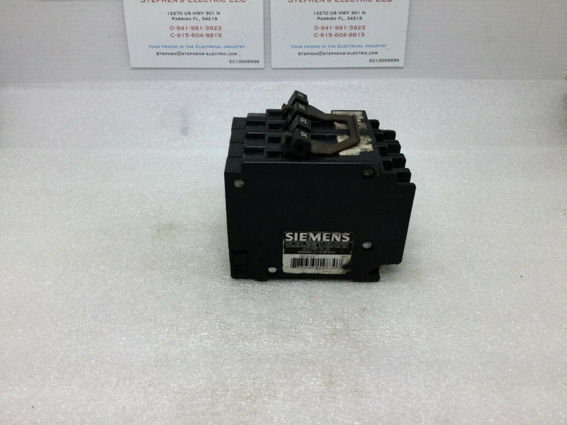 Siemens Qt2-3020 30-20/220 Eq-T Quad Plug In Type Qt Circuit Breaker Q23020