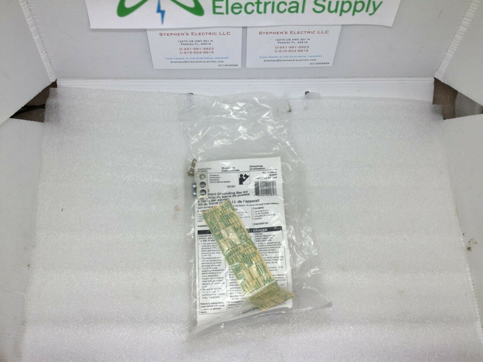 (10) Square D GTK03 Equipment Grounding Bar Kit