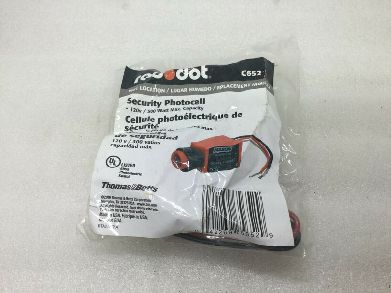 Security Photocell Red Dot C752 Wet Location 120v/300w