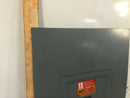 Square D Q08-16m150ftrb 150 Amp Qo Load Center Cover Only 120/240v 8/16 Spaces