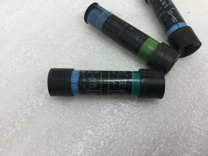 T&B Homac Hi Press Butt Splice Ubg68 U 1 B 68 Blue And Green Compression Lugs