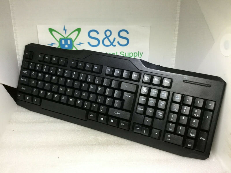 Imicro Kb-Imk9 107-Key Usb Wired English Keyboard (Black)