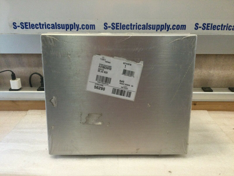 Hoffman Stainless 12x10x6 Enclosure Junction Box A12106chnfss