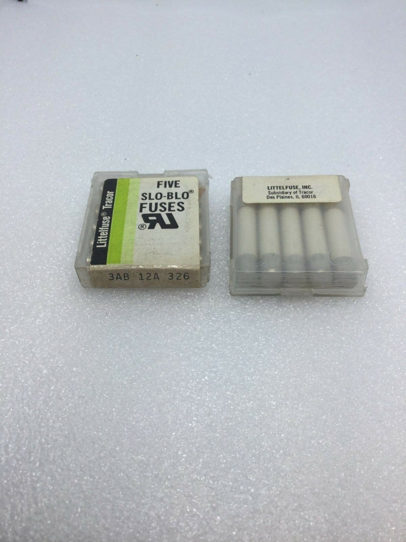 Lot Of 10!!!! Littelfuse 3ab-12a-326 (Surplus New In Factory Packaging)