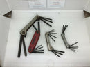 Lot Of 4 Eklind Tool Fold-Uni-Key #20811 & #20912 / Klein #68702 Precision Craft