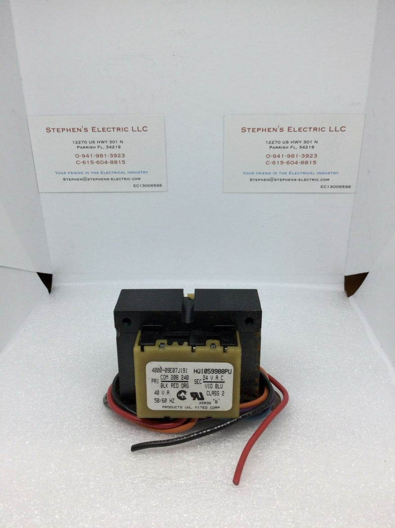 Products Unlimited Transformer 4000-09e07j191
