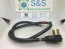 Electrical Dryer Range Replacement Cord  4 Ft/ 4 Prong E 72389 F