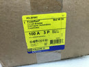 Square D Hdl36100c, Hdl36100 100 Amp 3 Pole 600 Volt Circuit Breaker New In Box