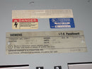 Siemens CDP7 225 Amp Main Lug 277/480 Volt 42 Circuit Panelboard W/Deadfront