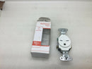 Pass & Seymour, Legrand 5251-Wcc8  Single Receptacle 15 Amp 250v, White