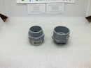 (2) Cantex Pvc Male Terminal Adapter Threaded 1-1/2 " Ul Schedule 40