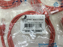 (8) CAT5e Ethernet Cable Lan Computer Network CAT5 RJ45 Internet Red Patch Cord