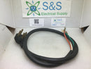 Ge E115330 Dryer Cord Ws-001p 4 Prong 125/250 Volt 30 Amp 4' Ul Black Well Shin