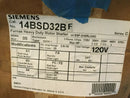 Siemens 14BSD32BF 120v Furnas Heavy Duty Motor Starter Nema 1 Series C