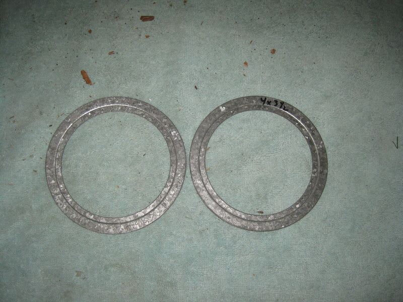 (Lot Of 2) 4 To 3-1/2 Inch Galvanized Steel Conduit Reducing Washer (Washers)