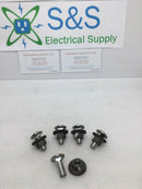 (Lot Of 5) Carridge Bolts, 3/8 Nuts