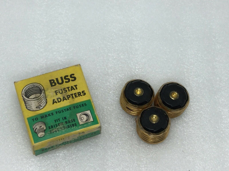 (Lot Of 3) Buss 20 Amp Fustat Adaptors (Bin 2)