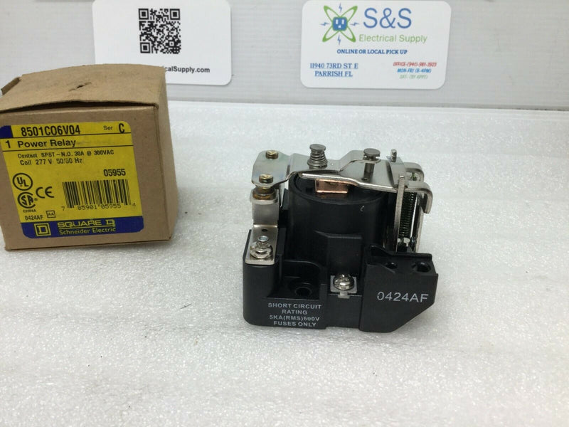Square D 8501co6v04 Power Relay N.O. Series C 8501-C06v04