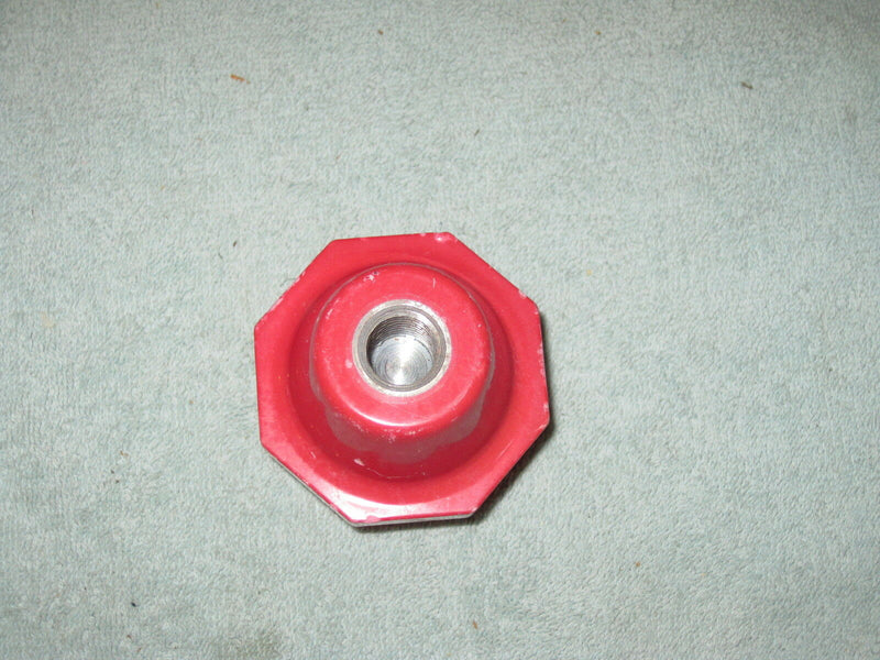 Red Poly Bus Bar Rail Support  Electrical Insulator 5/8"-11
