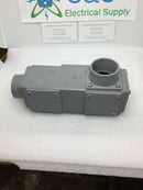 Arlington Conduit Outlet Body,1-1/4 In., 933nm, Gray