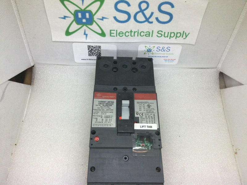 Ge Sfla36at0250 250 Amp 3 Pole, 600v Spectra Rms Circuit Breaker New