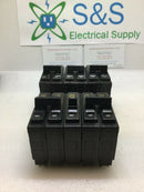 Lot Of 6 (1) 235, (2) 250, (1) 120, (1) 260, (1) 240 Amp Breakers Qo Style