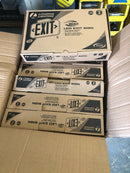 (Lot Of 6) Lithonia Lighting Green Exg Led M6 Led Emergency Exit Sign 210lcg