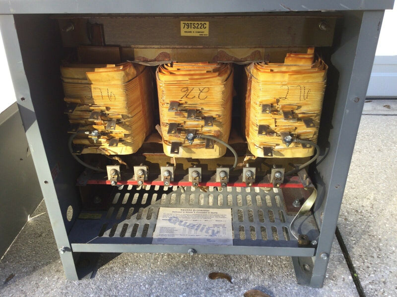 Square D 15t3hb 15 Kva 3 Phase Insulated Transformer 480 Hv 208y/120 Lv