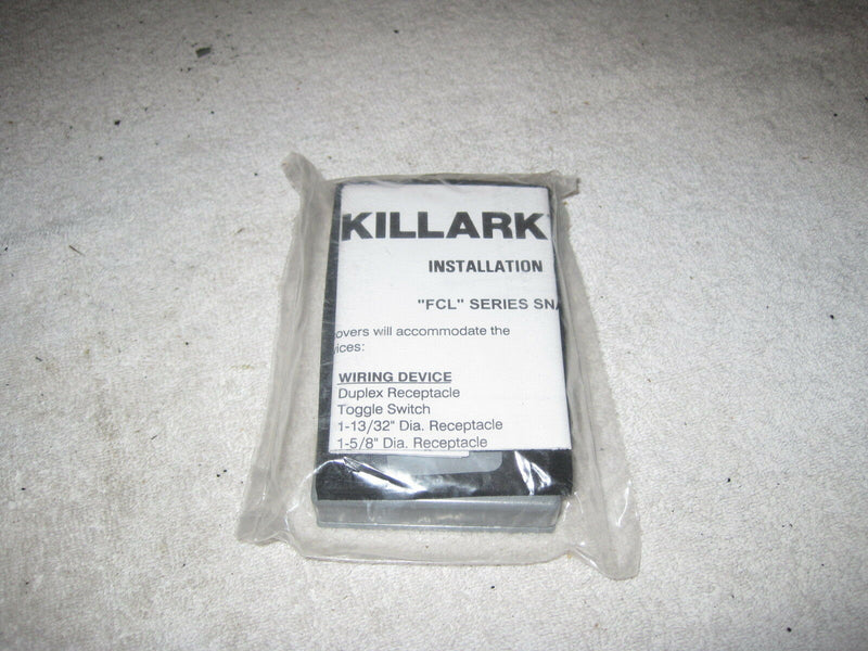 Killark Weather Proof Single Gang Outler Cover Fcl-Gf ***New***