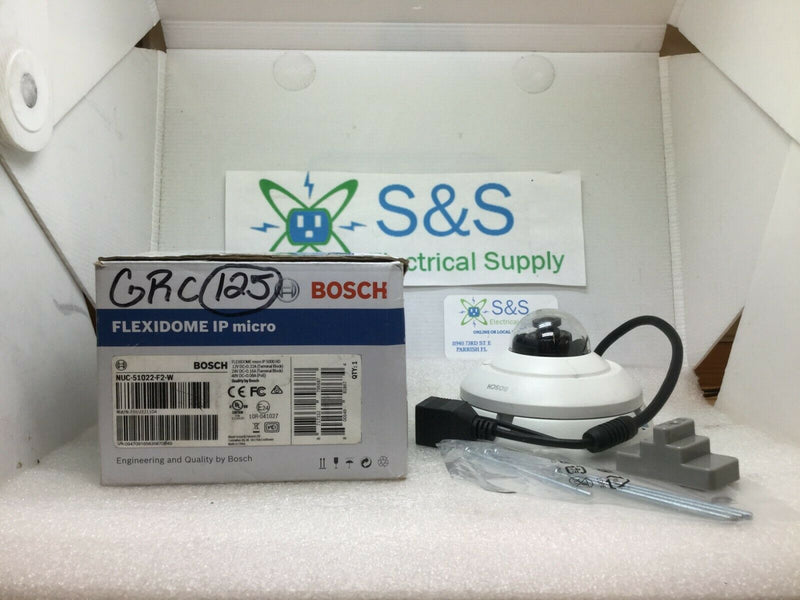 Bosch NUC-51022-F2 W IP Camera 1.0 Lux 3.84w Fixed Dome 2mp