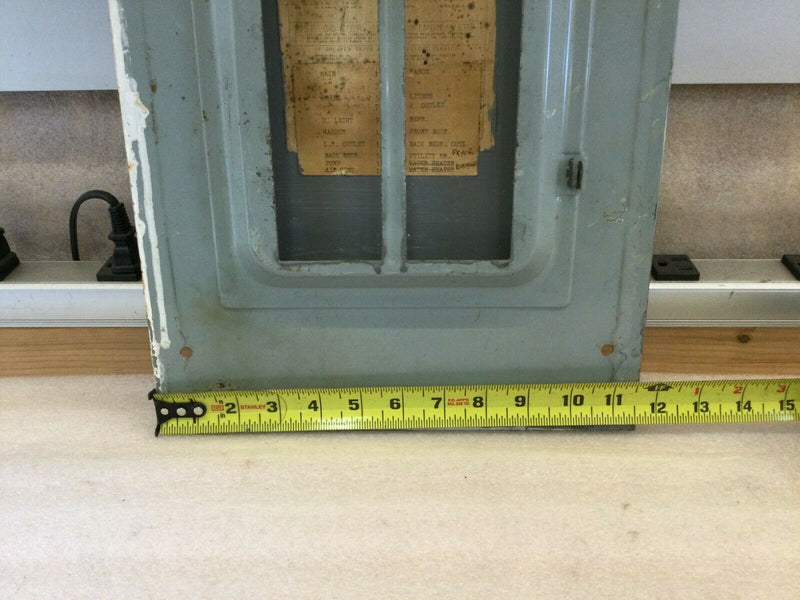Ge Tlm2012s/F 120/240v Indoor Main Panel 125 Amp Cover, Door