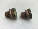 (Lot Of 2) Buss Fustat Four S Dual Element Fuse (Bin 2)