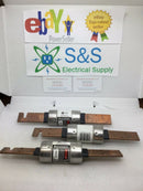(Lot Of 3) Fusetron FRS-R-125 Dual Element Time Delay Current Limiting Fuse