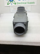 Arlington Conduit Outlet Body,1-1/4 In., 933nm, Gray