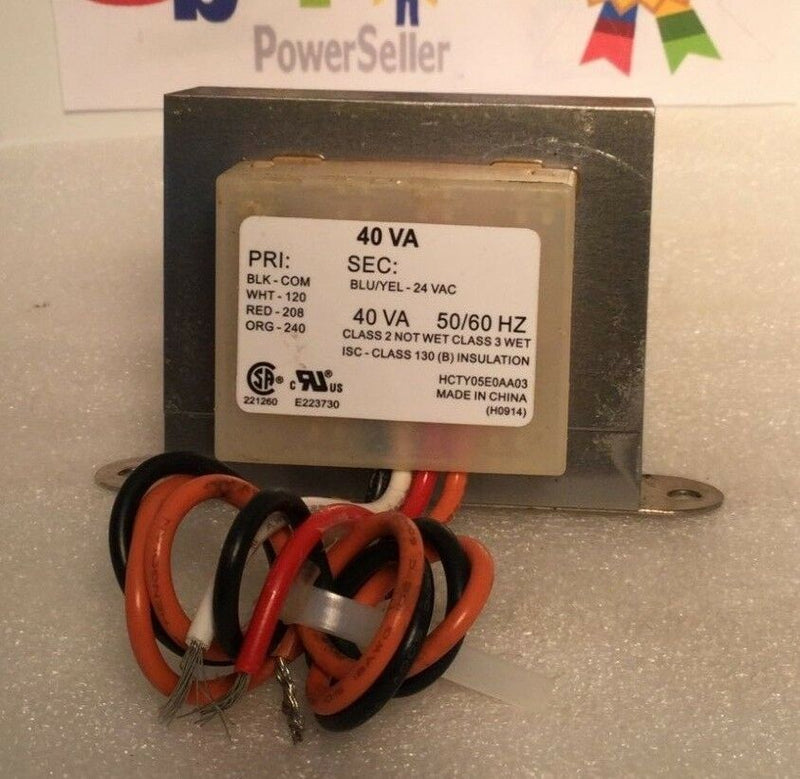 Products Unlimited 40 Va Hcty05e0aa03 50/60hz 24vac Transformer