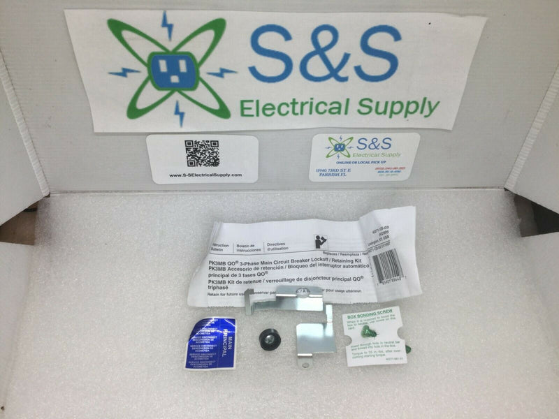 (1) Square D Breaker Retaining Kit Pk3mb For Qo Load Center