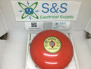Potter Fire Alarm 6" Inch Red Bell Pba-1206 120vac