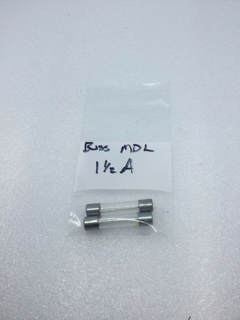 Lot Of 2!!! Buss Fuse Mdl 1-1/2a, New Old Stock