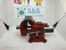 Quality No. Qv712 Home Owners Vise 4" Inch W/Swivel Base & Anvil Back 4 1/2" Jaw