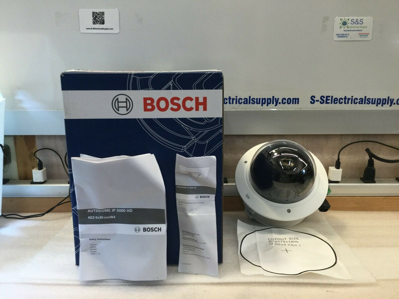 Bosch Autodome Ip 5000 Hd  Nez-5230-Cpcw4- W Poe+ In-Ceiling Camera