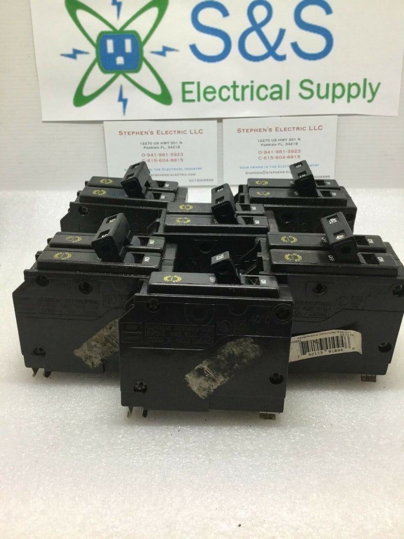 Lot Of 6 (1) 235, (2) 250, (1) 120, (1) 260, (1) 240 Amp Breakers Qo Style