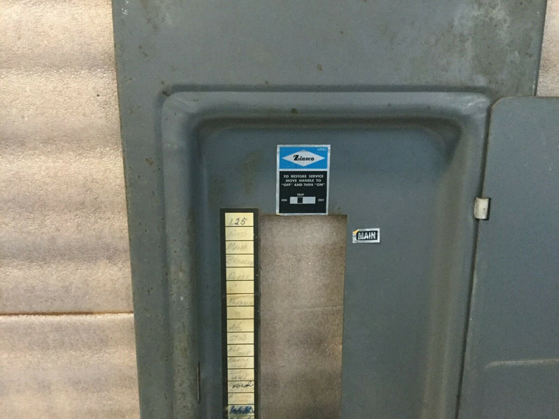 Zinsco Mlb12(1224) 125 Amp 240vac Panel Cover Only
