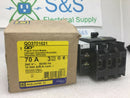 Square D Qo3701021 Shunt Trip Breaker - Qo370 1021 Qo 3 Pole 70 Amp