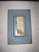 General Switch Corp Cat No 614 Fuse Panel  Fuse Box Deadfront Cover Door