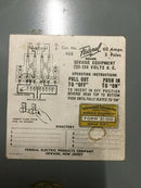 Federal Noark Panel Cover 60amp 3 Pole Cat