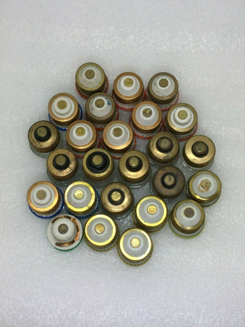 (Lot Of 25) Assorted 30, 20 & 15 Amp Fuses