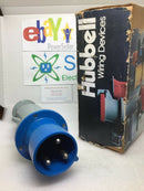 Hubbell 560c9 Pin & Sleeve Device Connector, 60 Amp, 2 Pole 3 Wire Ground,