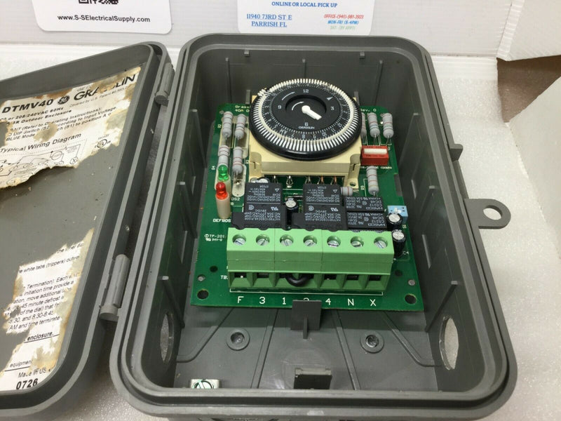 Grasslin Dtmv-40 Hvac Freezer Defrost Timer Control, 120/240vac Voltage 40 Amps